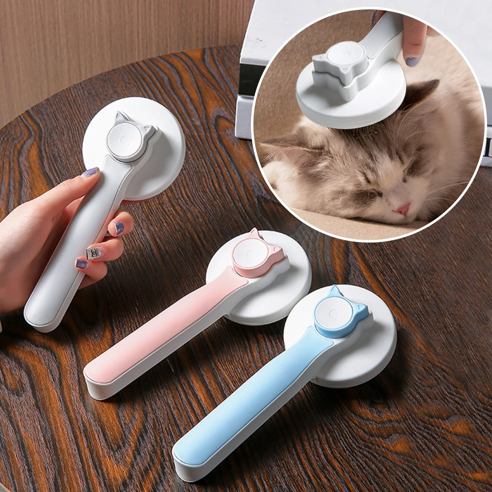 Pet Cat Grooming Brush Dog Comb Hair Removes Pet Hair Comb Self Cleaning Slicker Brush for Cats Dogs Removes Tangled Hair Beauty