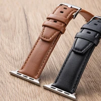 Bracelet de montre en cuir pour bracelet de montre apple 49mm 44mm 45mm 42mm 38mm 40mm 41mm bracelet femme homme iWatch série 8 7 6 5 4 3 Se bande 5