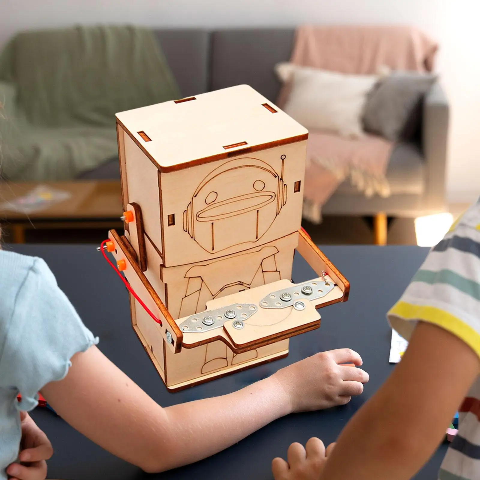 

Robot Savings Bank Science Kits Fun 3D Wooden Puzzle for Ages 7-12 Years Old