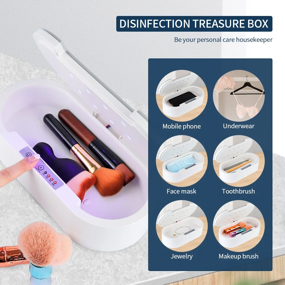 UV Nail Manicure Make up Tool Sterilizer Disinfection Box Ultraviolet Light Disinfection Aromatherapy Device For Jewelry Glasses nail tool sterilizer manicure tool disinfection box
