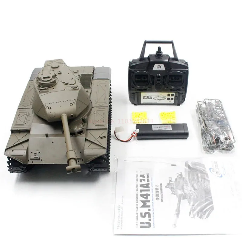 Henglong 3839-1 Simulation Of American M41 "walker Bulldog" Remote Control Toy Battle Competition Light Battle Tank Rc Toy Model 6