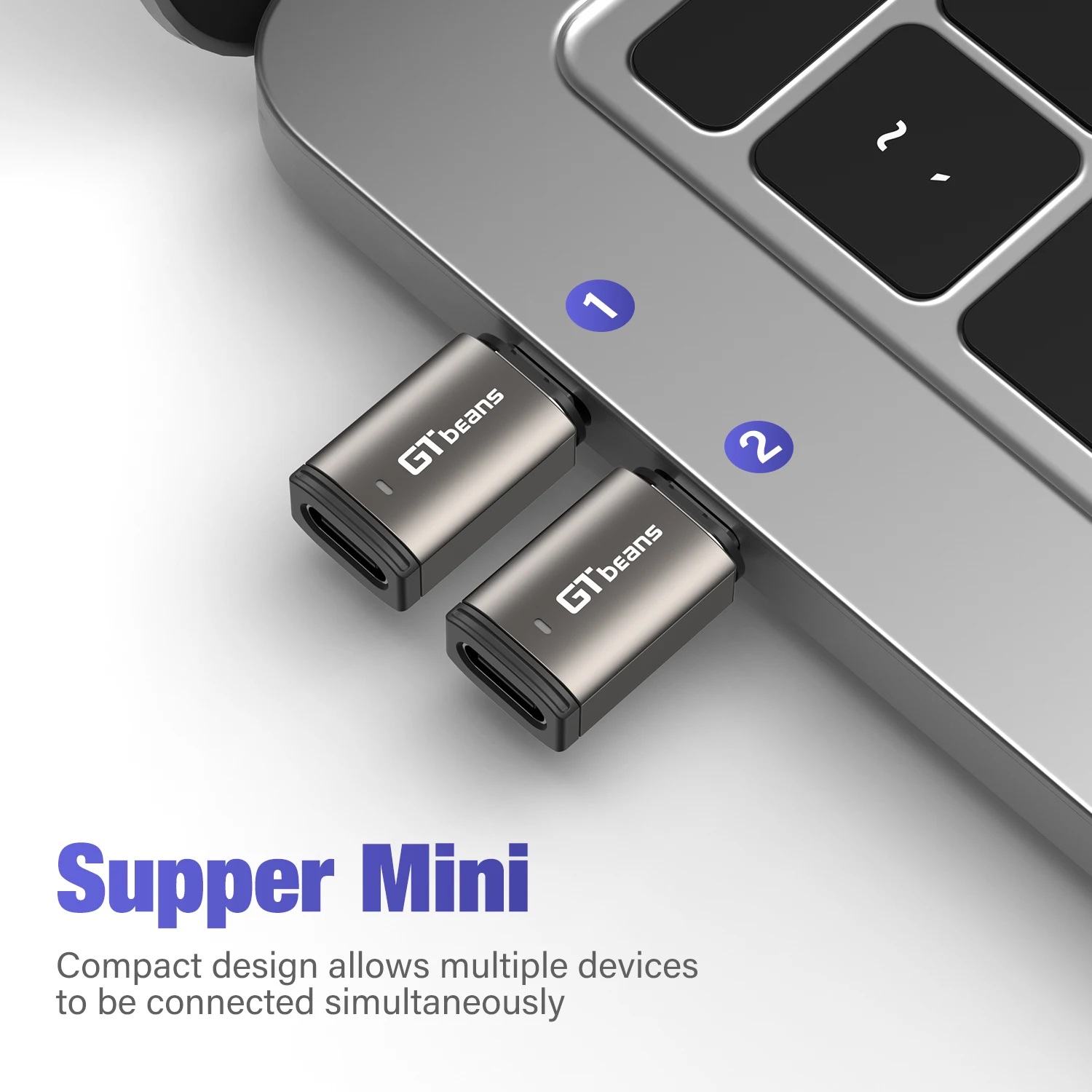 USB C To Type C Magnetic OTG Adapter OTG Adapter USB To Type C Adapter Magnetic Cable Adapter Magnetic Charging Adapter PD 100W Fast Charging USBC Magnet Connector For MacBook Pro Samsung Huawei Xiaomi Laptop