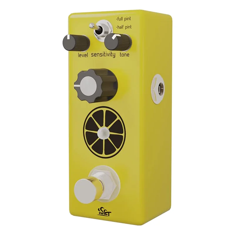 

ISET Compressor Guitar Pedal Analog Lemon Compress Effect for Electric Guitar Bass True Bypass