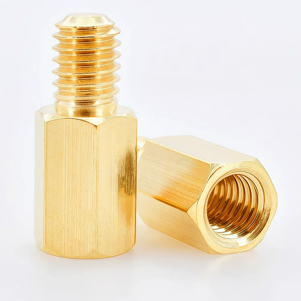 Brass Standoff Spacer Hex Male Female Motherboard Mount M2.5 M3 M4 Thread 6mm Board Rack Stud Threaded Pillar PCB Column Spacer Screw