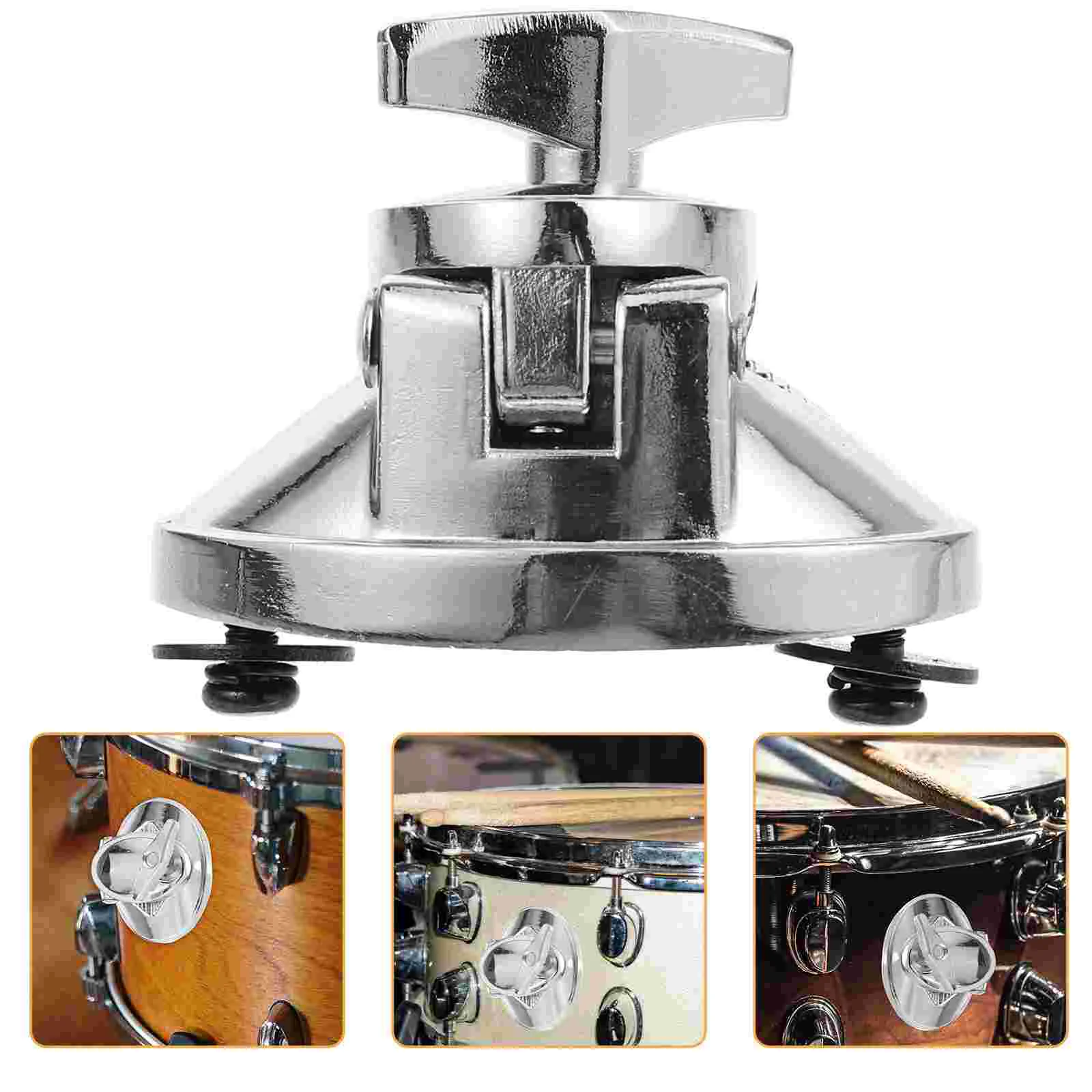 

Tom Drum Kit Mount Bracket Instrument Parts Floor Tom Leg Clamp Zinc Alloy Drum Kit Mounting Tom Stand Drum Set Leg Base