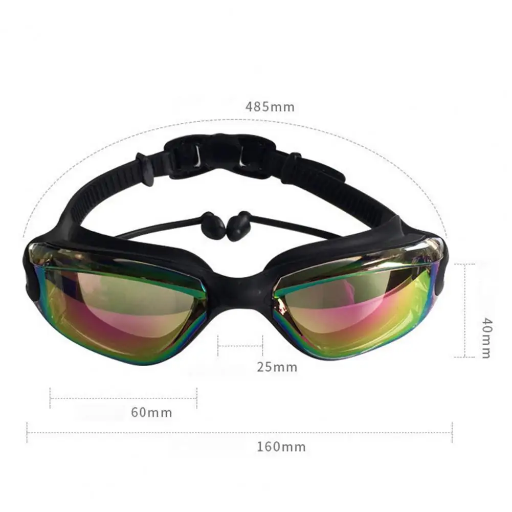 Swimming Glasses Adjustable Ultra-light PC Polarized Swimming Goggles Mirrored Wide Vision Swim Goggles For Women