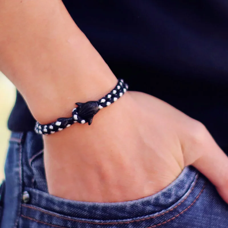 Cotton Shark Bracelet for Summer Beach