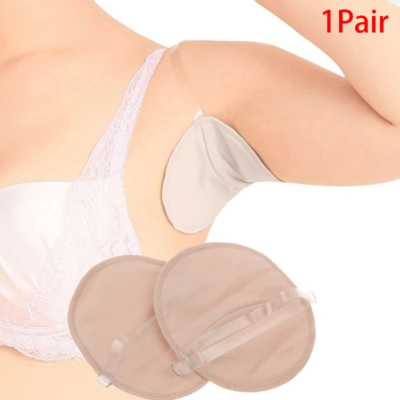 1Pair Underarm Shield Pad Washable Armpit Absorbing Sweat Guards Strap_voghion.com