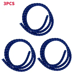 Universal Electric Scooter Cable Protection Cover - Enhanced 1.3m Line Protector (Blue 3PCS)