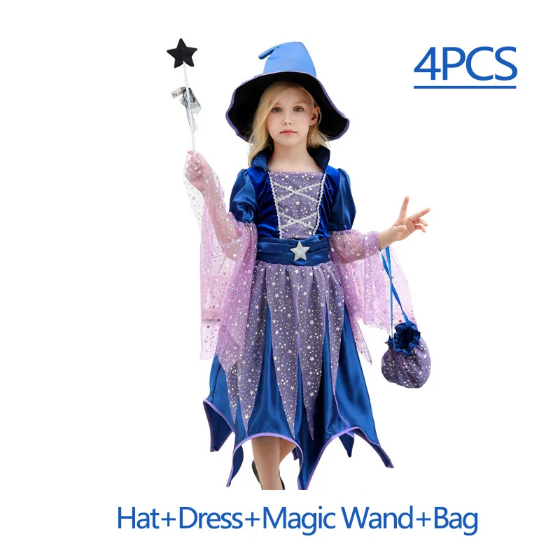Kids Witch Costume Set 5