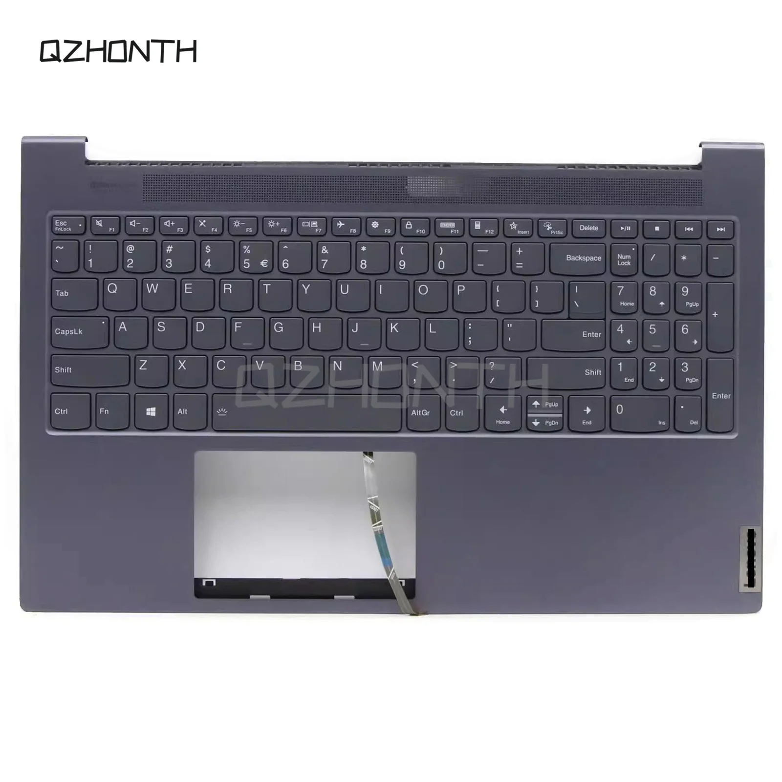 

Новинка, подставка для рук для Lenovo ideapad Yoga Slim 7-15IIL05, верхний корпус с английской клавиатурой с подсветкой 15,6 дюйма