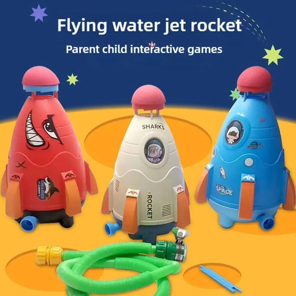 Deluxe Rocket Water Sprinkler Toy