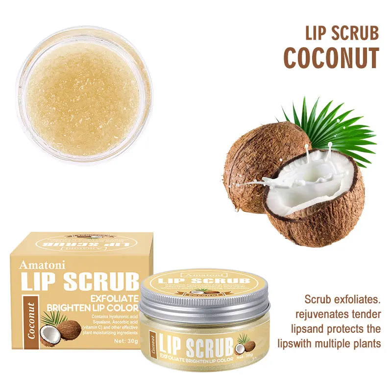 Fruity Lip Scrub Exfoliating Dead Skin Moisturizing Moisturizing Care Lip Balm Reduces Lip Lines and Improves Lip Condition 5
