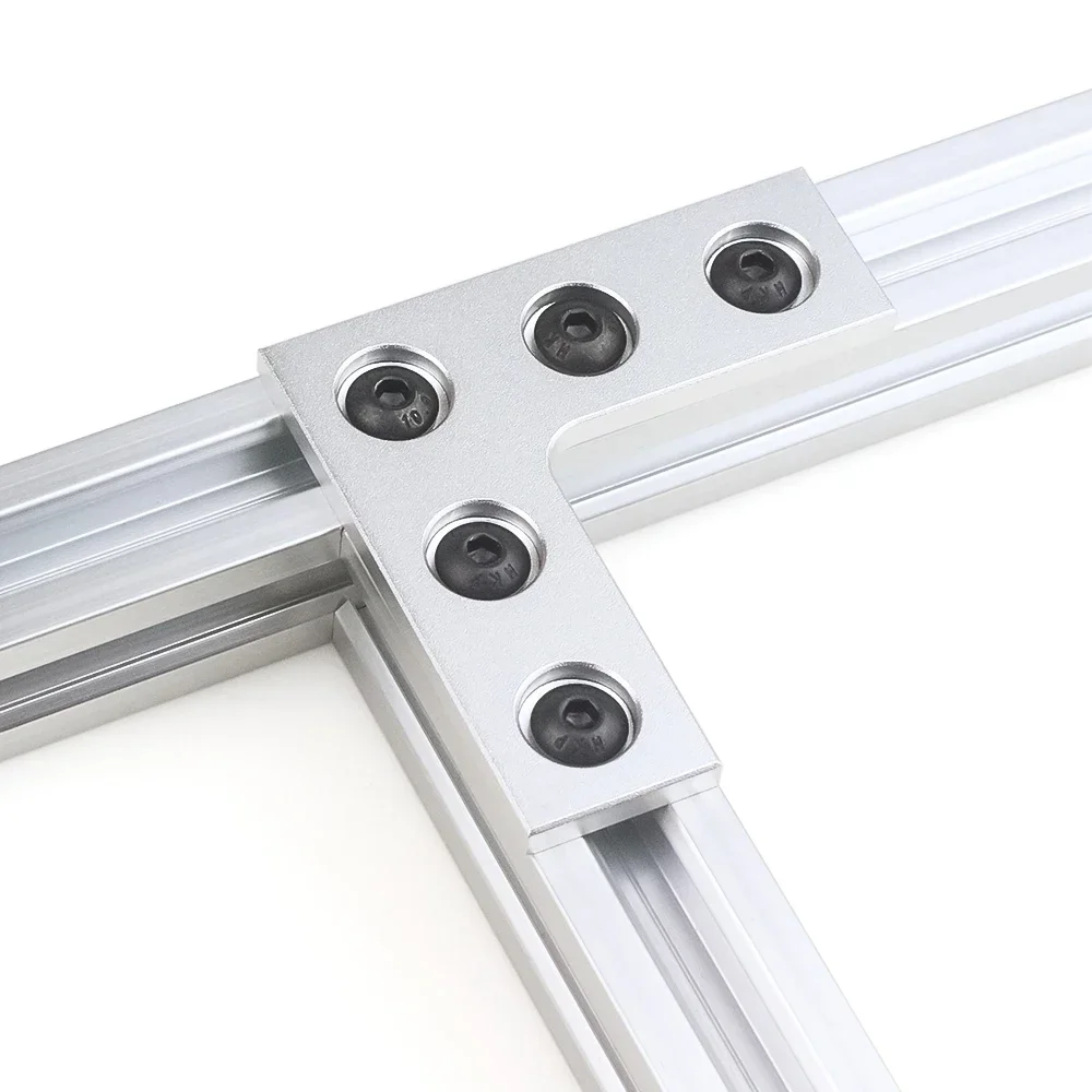 Stainless Steel Angle Bracket Openbuilds L Type Joining Corner Connector Plate 90Degree 5 Holes for Aluminum Profile 4Pcs/lot for stainless steel angle bracket,angle bracket,angle connector
