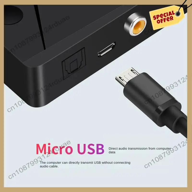 A75T DC 5V 무선 오디오 블루투스 5.0 송신기 어댑터 3.5mm 동축 광섬유 입력 블랙 ABS TV PC 이어폰 헤드용