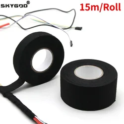 Durable Waterproof Insulation Tape - Heat Resistant Fabric with Noise Reduction - 25mm (10 ROLLS)