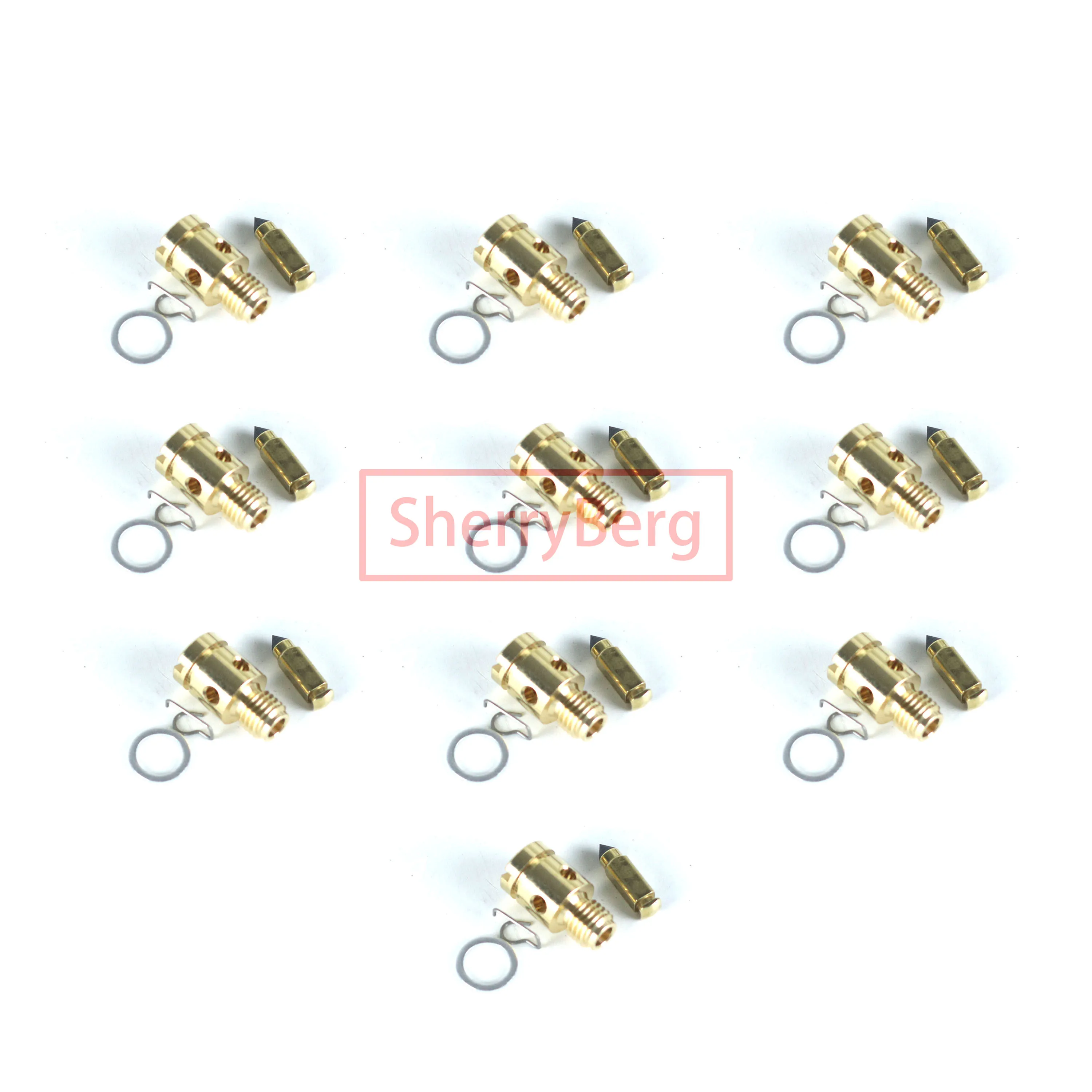 

Карбюратор SherryBerg, 10 единиц в одном наборе, карбюратор, поплавковая игла и сиденье для Ford MERCURY 2100, новинка 2150