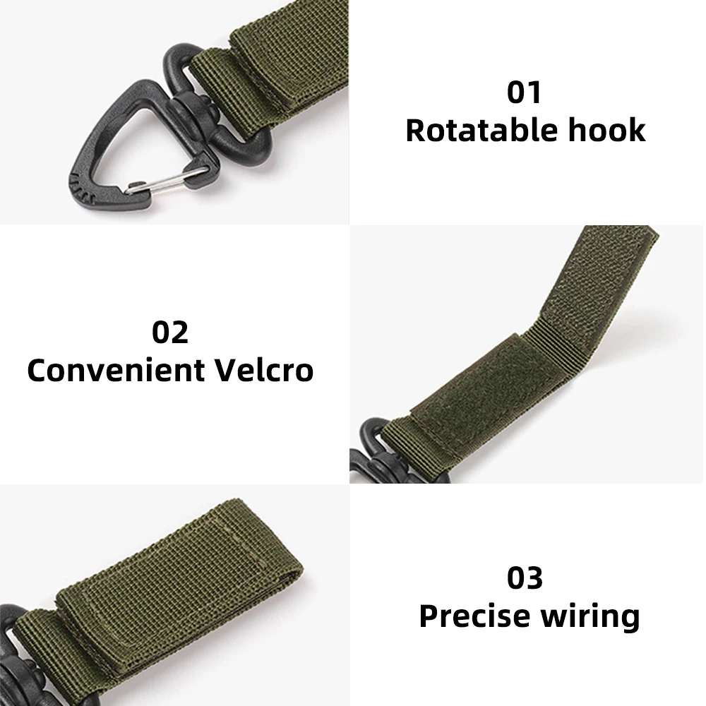 Outdoor Camping Carabiner Nylon Molle Tactical Backpack Key Hook Webbing Buckle System Belt Buckle Hanging carabiner clips carabiner belt clip keychain carabiner tactical buckle