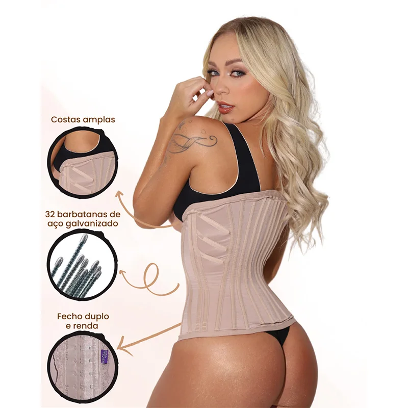 Women Waist Trainer Fajas Body Shaper Underwear Lingerie Tummy Slim Belt Postpartum Control Underbust