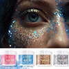 Sequins Glitter Gel Fine Shimmer Gel Liquid Blue White Eyeshadow Pearl Gloss Nail Hair Body Face Multifunction Makeup Decoration 1