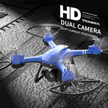 Dowellin X7 UAV flusso ottico anticaduta e resistente alle collisioni doppia fotocamera giocattolo drone con telecomando ad altezza fissa regalo di festa