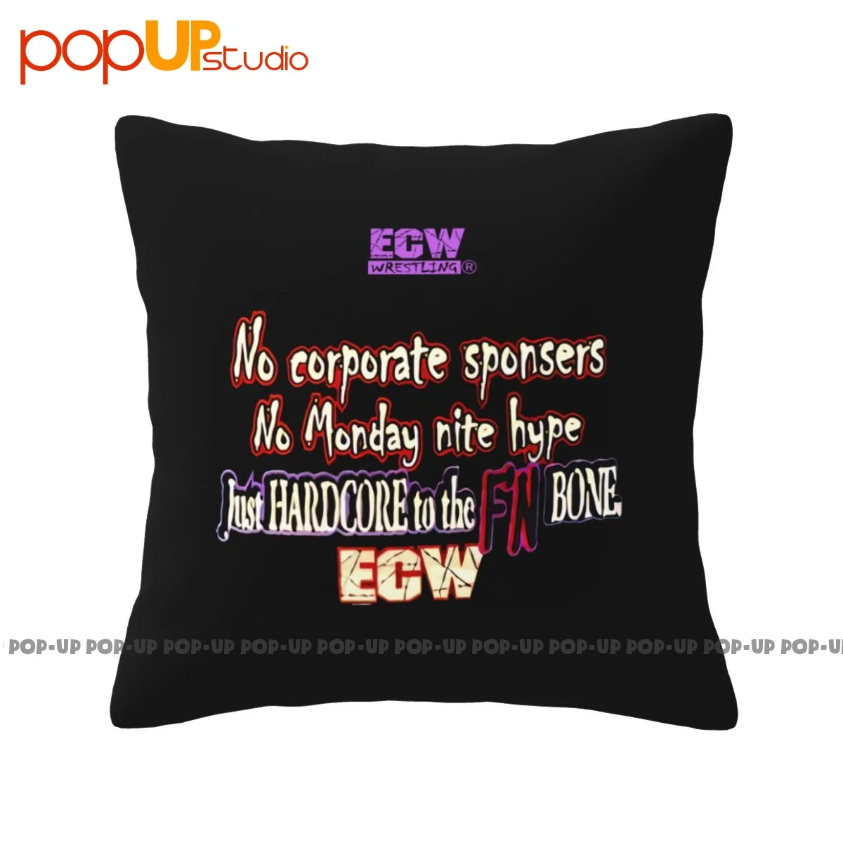 Autunno Ecw Hardcore Wrestling Anni '90 P-282 Federa Fodera Per Cuscino Per Divano Decorativo Ad Alta Densità