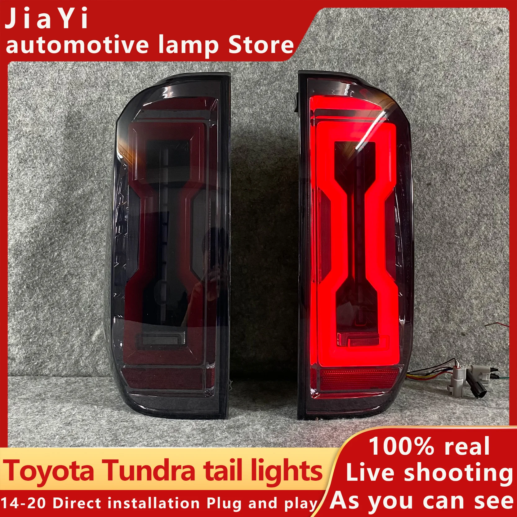 Rear Running Light + Brake Lamp + Reverse + Dynamic Turn Signal Car Led