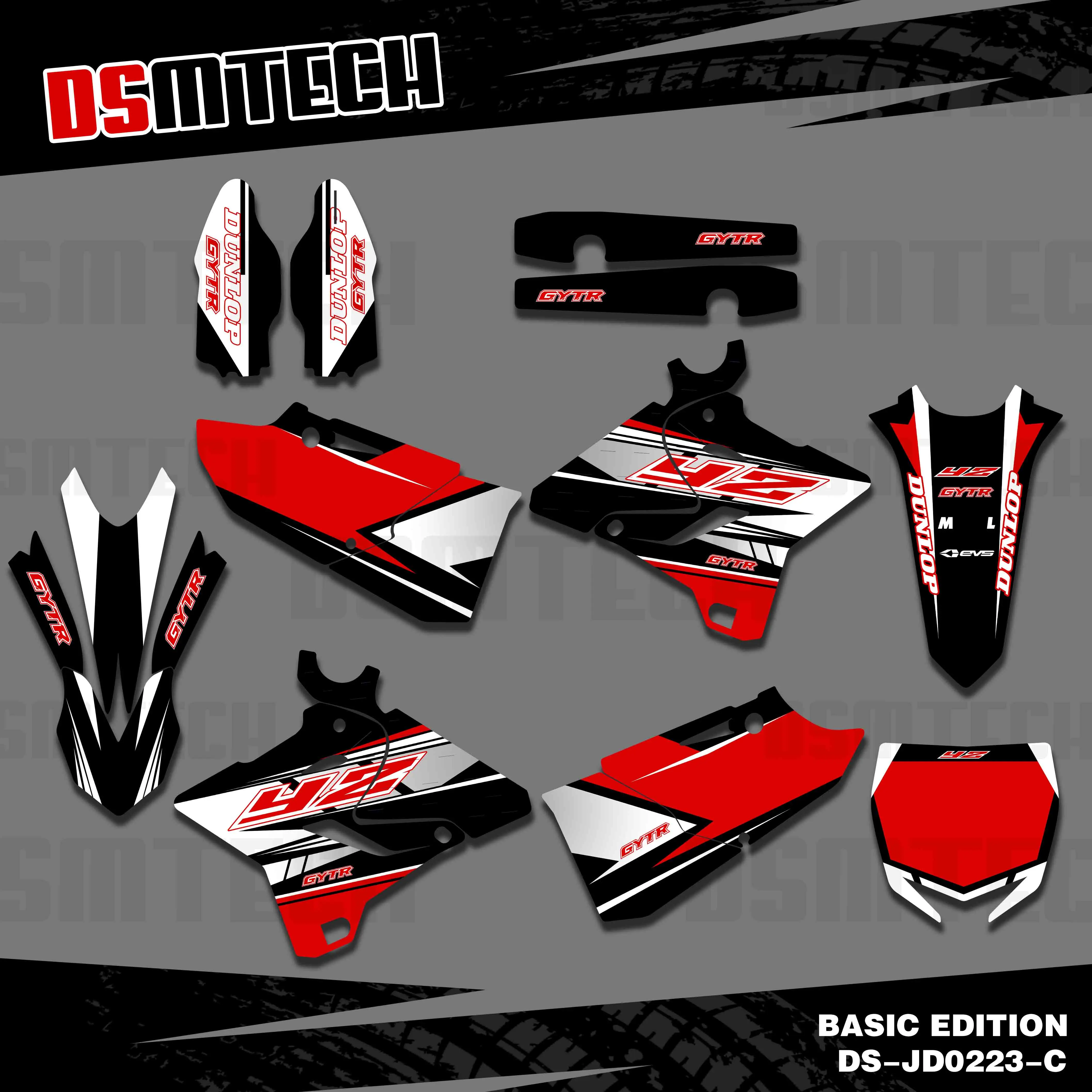 DSMTECH Ŀ  ׷  Į ƼĿ ŰƮ, ߸ 2015 2016 2017 2018 2019 2020 2021 YZ125-250 16-21YZ250X 