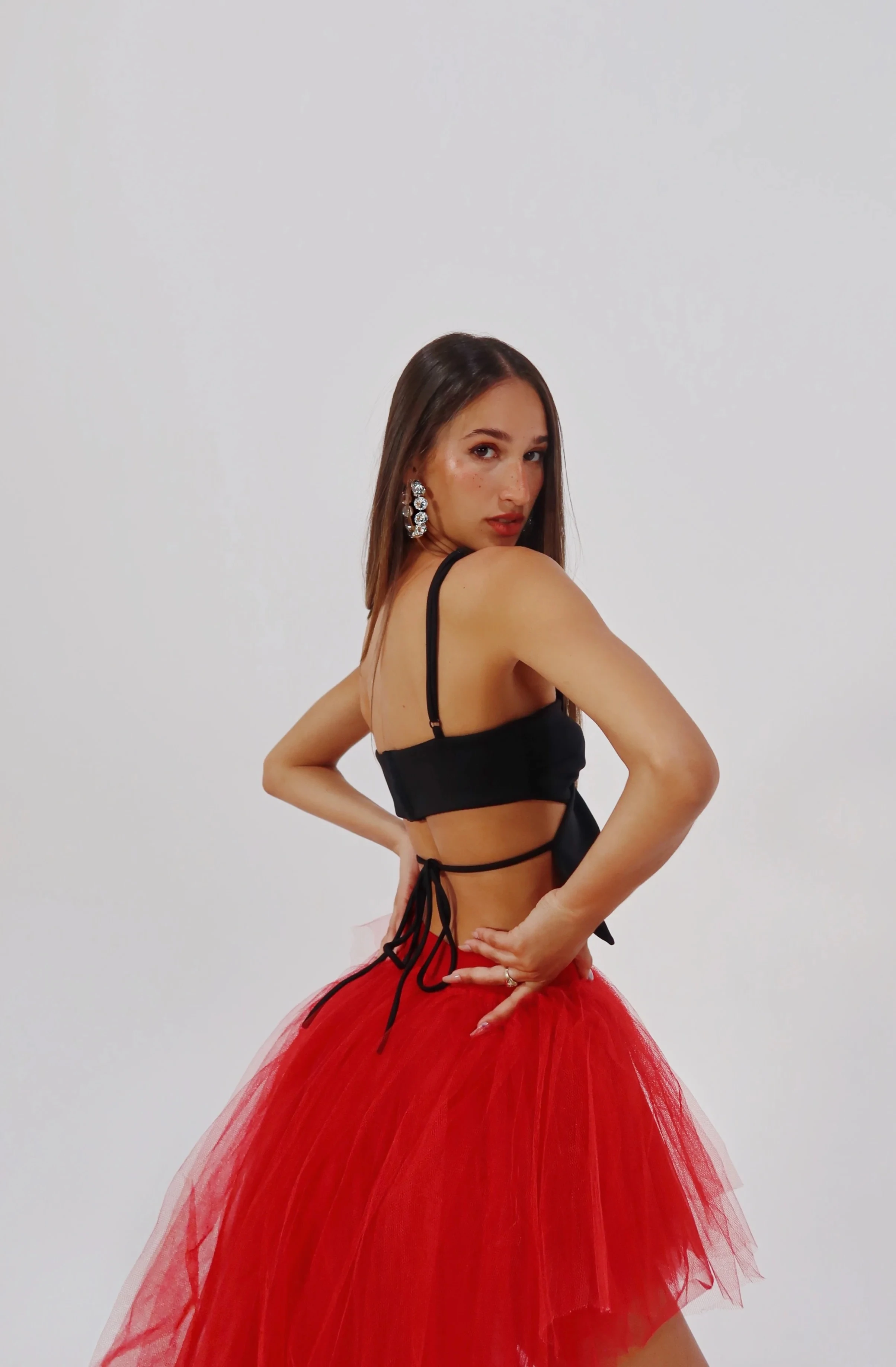 Waist Cinching Flattering Petticoat For Women Long Tulle Skirt Adult Waves Underskirt Cocktail TUTU Skirt Goth