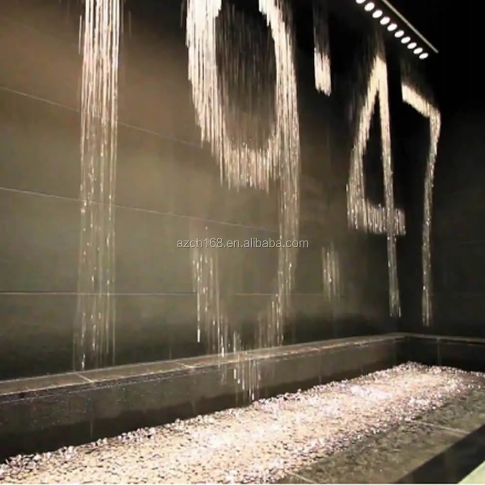 Fontaine numérique de rideau d'eau numérique d'eau pour la décoration de hall d'hôtel