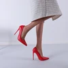 Spring and Autum Women's New Pointed Toe Super High Heels Women's Sky-High Stiletto Heels Shallow Mouth Fashionable and Comfortable Professional Large Size 47 Size Versatile Women's Shoes 3