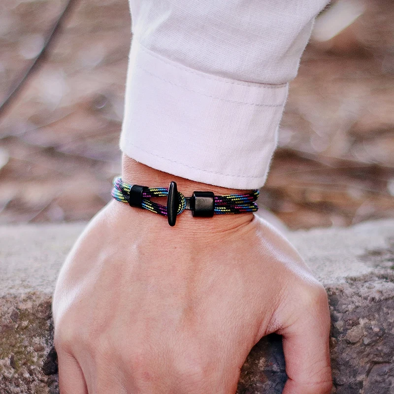 Paracord Viking Pirate Bracelet for Men