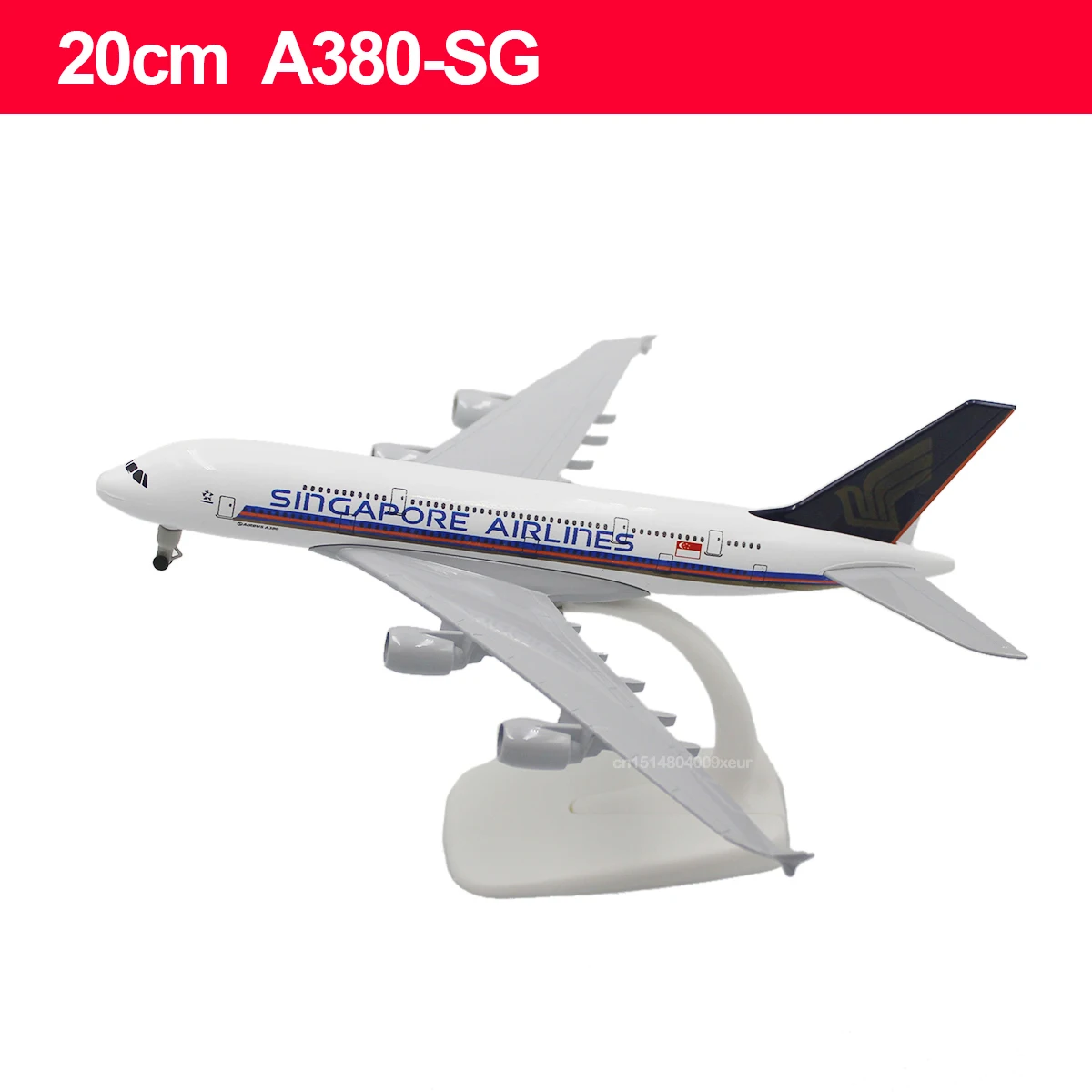 20cm Diecast Antonov An-225 Mriya Airplane Model - 1/400 Scale Collectible Gift