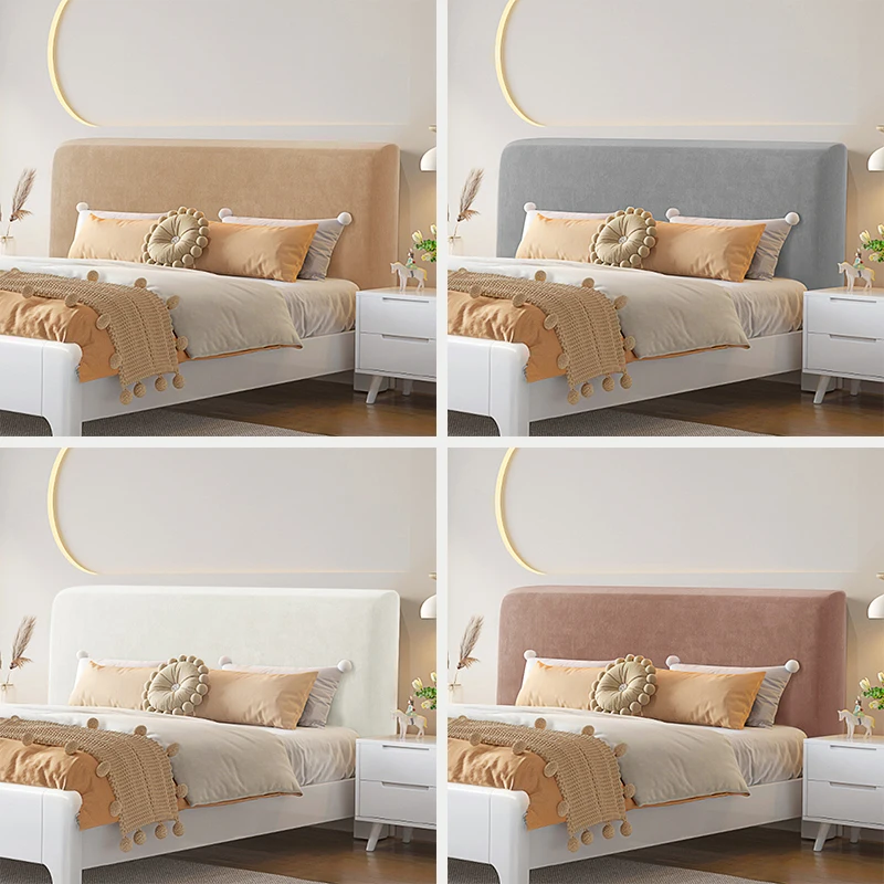 Velvet Headboard Cover All-inclusive Bed Back Protection Dust Cover Home Hotel Bed Room Thicken Elastic Head Covers