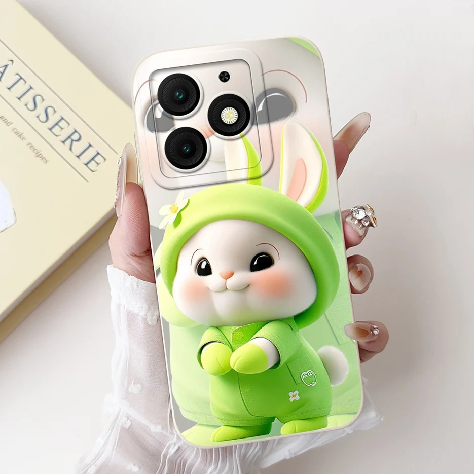 Cute Fashion Cartoon Soft TPU Phone Case - Stylish Protective Back Cover Bumper