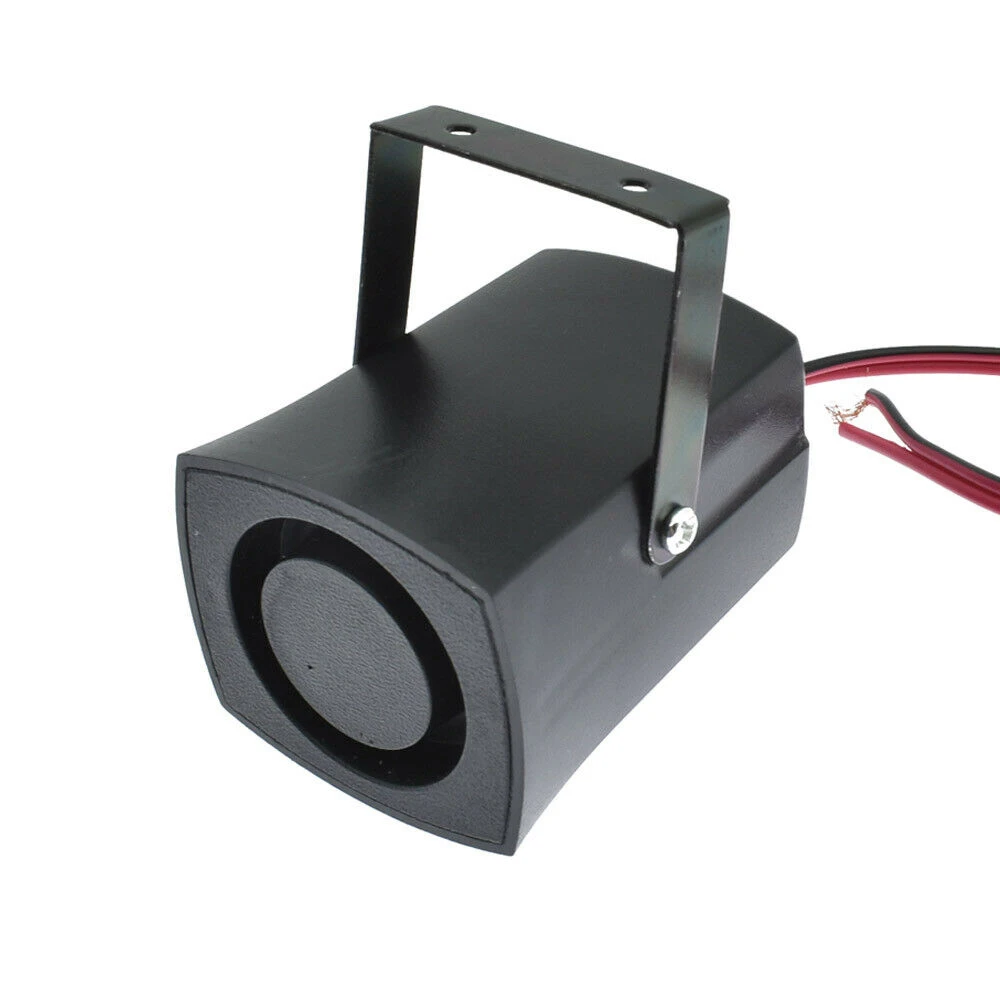 12 Volt-24V 120db Truck Alarm Siren Buzzer Horn Wired 6 Tones Surround For Auto Car Electronic Horn Security System Warning