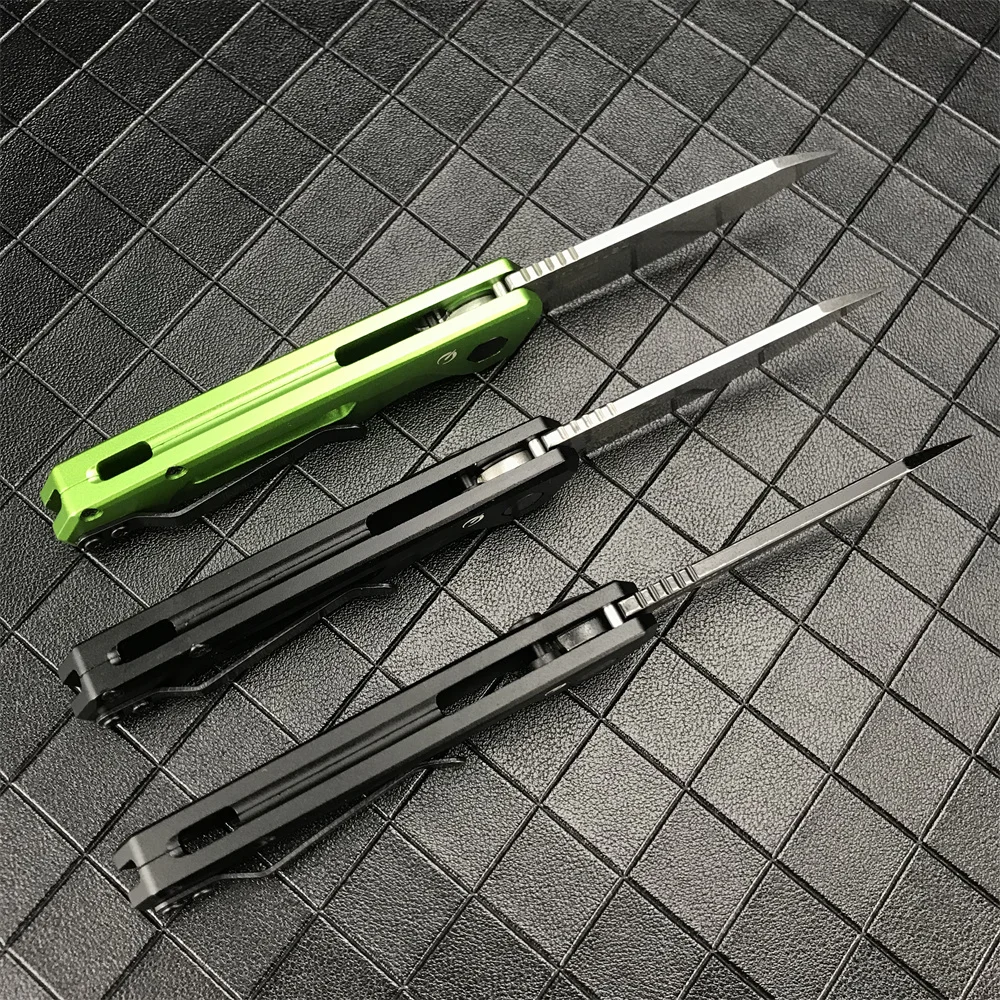 Lâmina de Alumínio Punho ao ar Kershaw Lançamento Faca Dobrável Blackwashed 8cr13mov Tanto Preto Livre Edc Bolso Facas Ferramenta 7550 11 Home & Garden