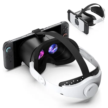 Visore VR Aggiornato per Nintendo Switch 2 con Lenti HD Regolabili e Fascia per la Testa Confortevole, Occhiali 3D Virtual Boy per Switch 2