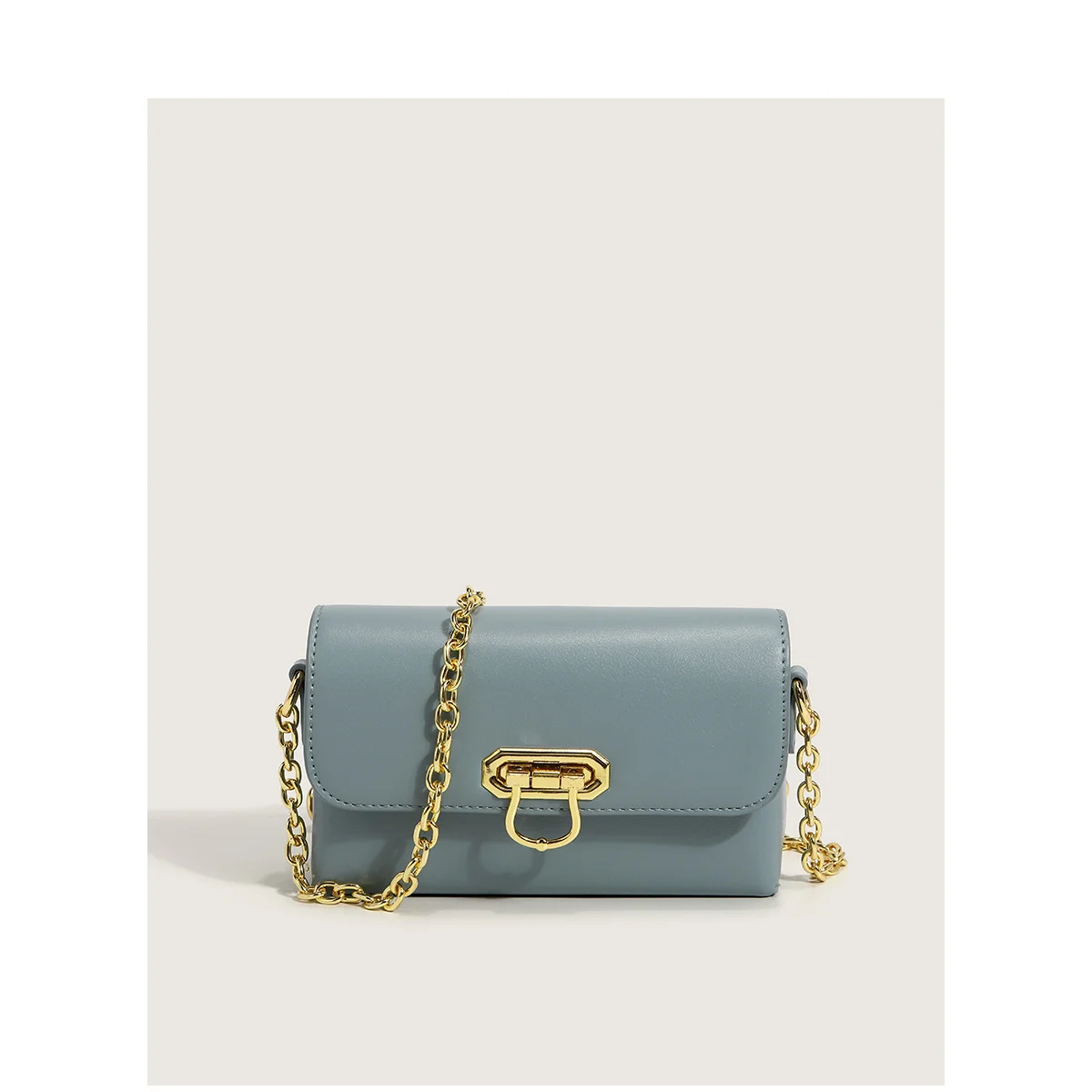 Purse bag women's summer new chain fashion PU leather portable bag single shoulder diagonal bag