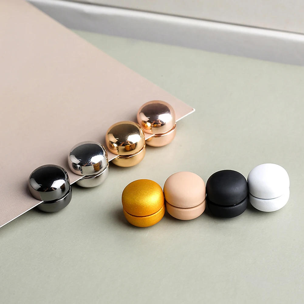 2PCS Magnetic Hijab Scarf Clip Strong Metal Plating Safe Hijab Brooch Luxury Accessory No Hole Pins Brooch Magnet Muslim Scarf 5