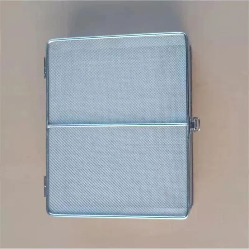 9 Sizes Sterilization Net Basket Sterilizing Basket with Lid Stainless Steel Surgical Instrument Autoclave Disinfection Box