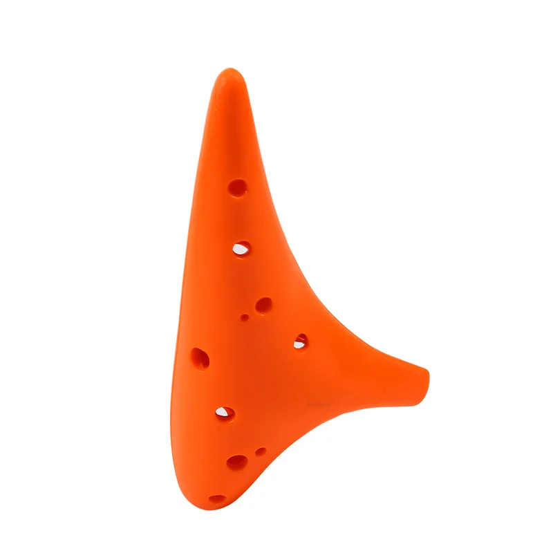 1PC 12-hole Ocarina Resin Plastic Alto C Tuning Ocarina Multicolor Flute Adult Children's Instrument