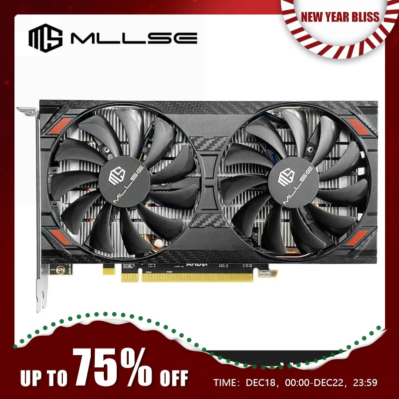 MLLSE-AMD-RX-5500XT-8GB-Graphics-Card-GDDR6-128Bit-PCI-Express-4-0-8 ...