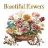 BEAUTIFUL FLOWER Patterns Coloring Book for Adults Cute Drawing Book Perfect Gift for Party and Birthday 1