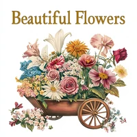 BEAUTIFUL FLOWER Patterns Coloring Book for Adults Cute Drawing Book Perfect Gift for Party and Birthday 1
