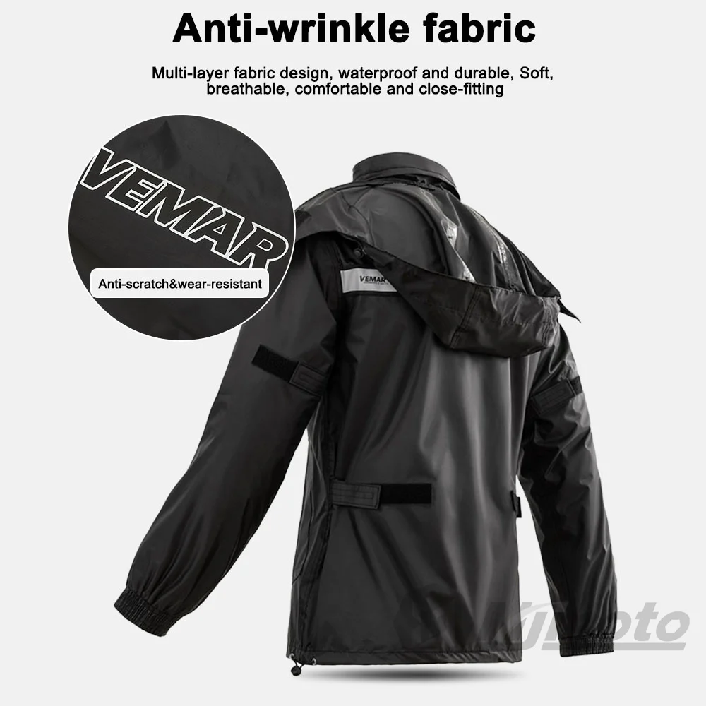 Motorcycle Raincoat Waterproof Rider Raincoat Suit Moto Rain Coat Jacket Pants Biker Rain Set Men Women motorcycle jacket,motorcycle raincoat,raincoat suit,bike raincoat