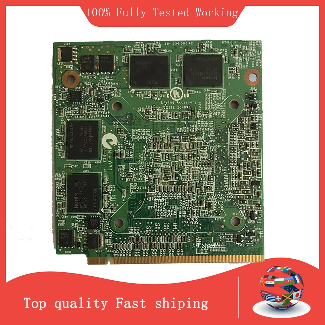 Placa de Vídeo Gráfica para Acer 8600m gt 8600mgt Mxm ii Ddr2 512mb G84600-a2 5920g 5520g 7720g 4720g 7250g 6920g 8920g 9920g - Imagem 2