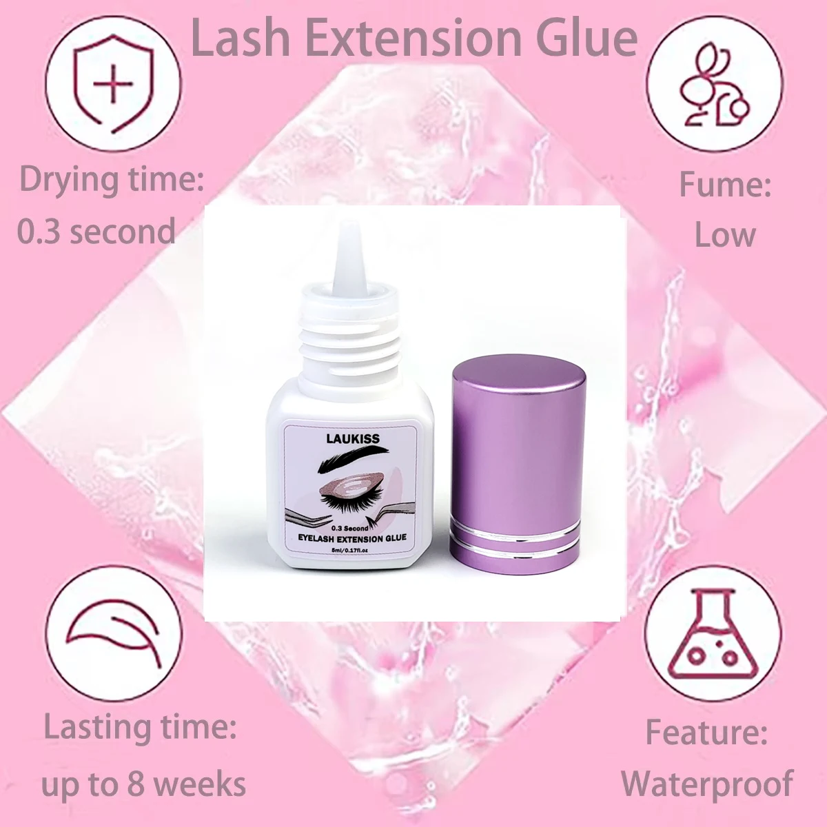 “Pink Potion” Lash Adhesive 1 SEC main image 0