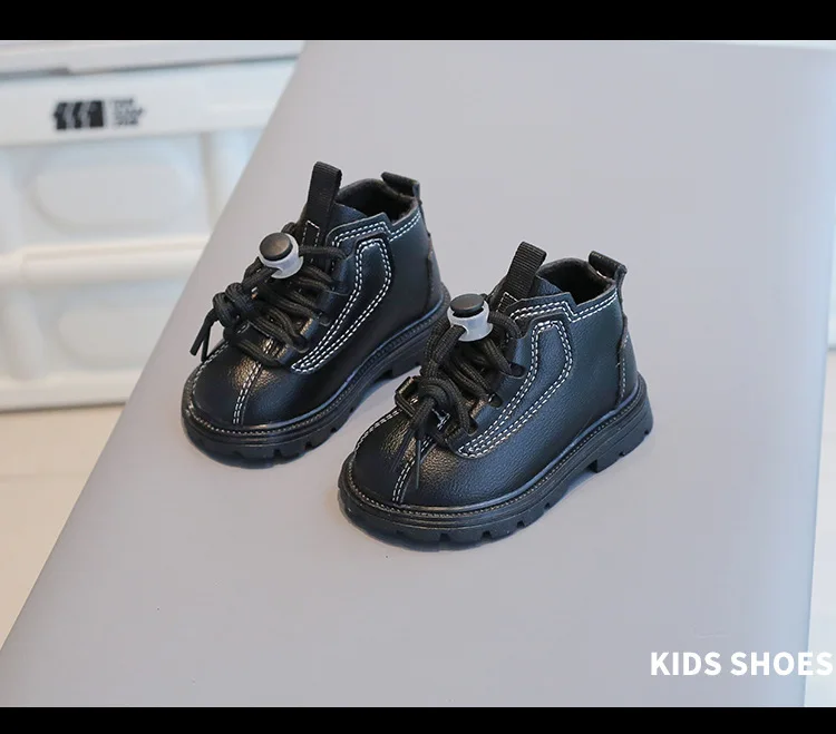 Neu Kinder Leder Jungen Schuhe Mode Baby Knöchel Schnee Stiefel Sport Turnschuhe Winter Schuh für Mädchen_voghion.com