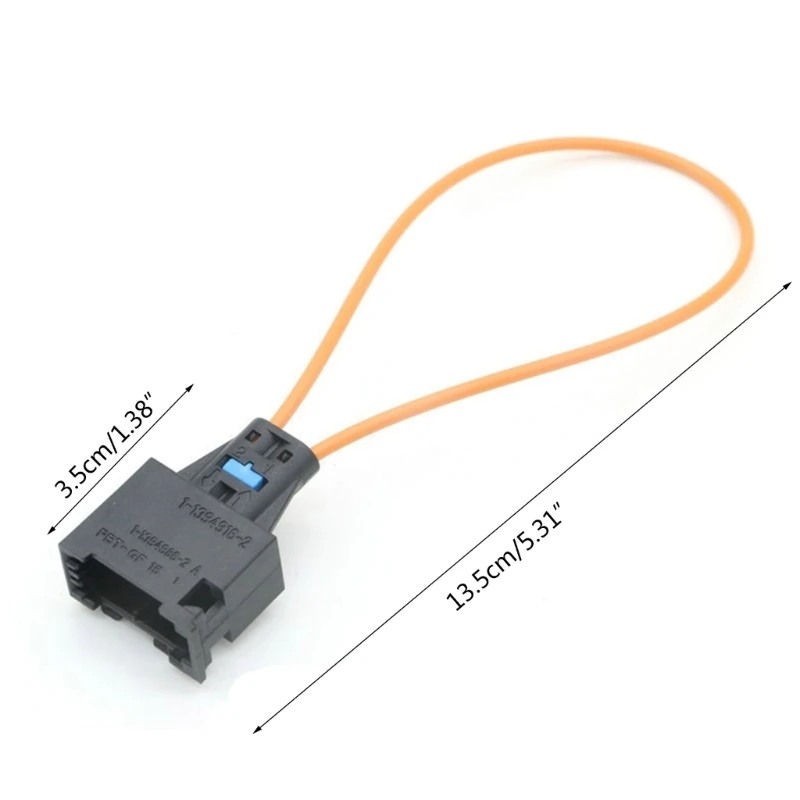 SOS FIX MOST Fiber Male Optic Loop Bypass Female Adapter For Mercedes VW Audi Porsche car wire cable adapter automobile connector